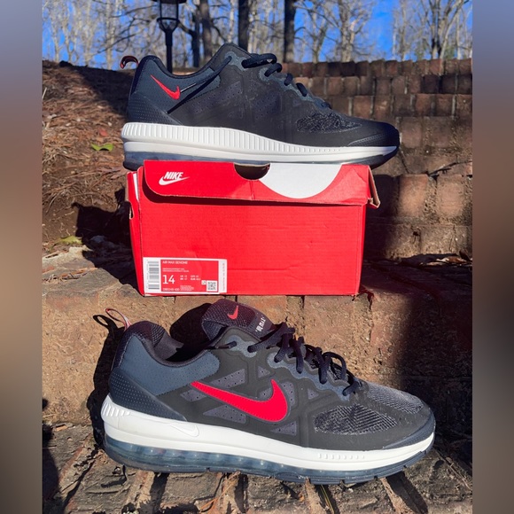 Nike Air Max Genome Obsidian/ University Red Size 14 - Picture 13 of 15